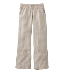 L.L.Bean Outlet | Women's Premium Washable Linen Pull-On Pants