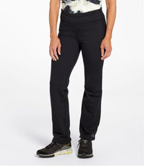 L.L.Bean New | Women's PrimaLoft ThermaStretch Fleece Pants, Mid-Rise Straight-Leg