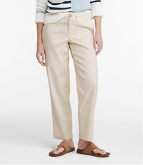 L.L.Bean For Sale | Women's Comfort Stretch Cotton/Linen Pants, High-Rise Ankle