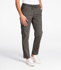 L.L.Bean | Women's Lakewashed Chino Pants, Mid-Rise Pull-On Ankle