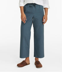 L.L.Bean US | Women's Stretch Ripstop Pull-On Pants, Wide-Leg Ankle
