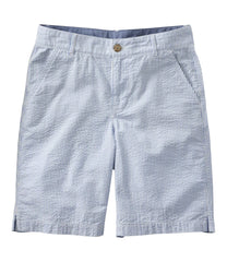 L.L.Bean US | Women's Comfort Stretch Shorts, Seersucker Bermudas 9"