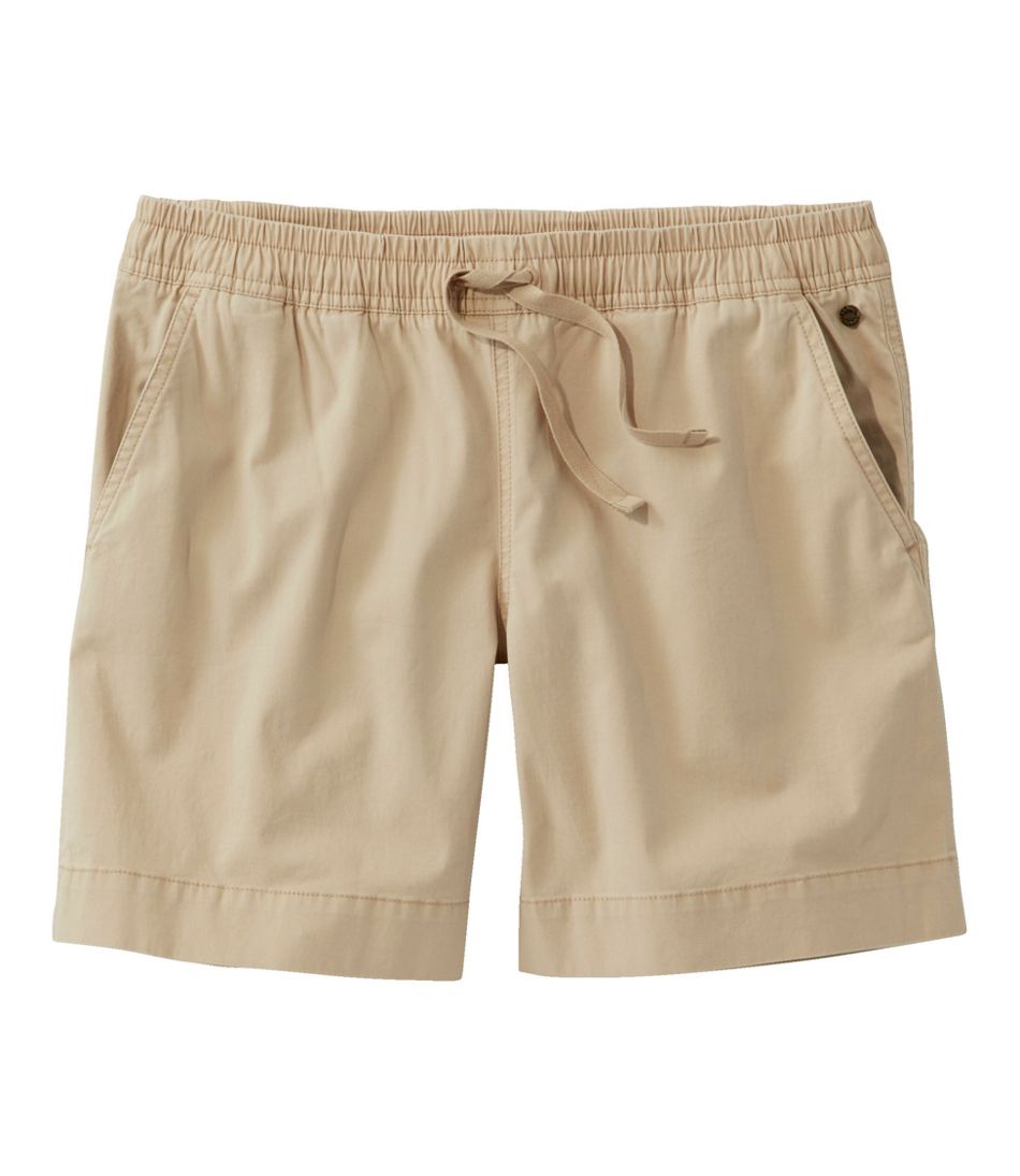 L.L.Bean Online | Women's Lakewashed Dock Shorts, Mid-Rise