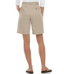 L.L.Bean Discount | Women's Wrinkle-Free Bayside Shorts, Ultra High-Rise Hidden Comfort Waist 9"