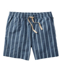 L.L.Bean For Sale | Women's Lakewashed Dock Shorts, Mid-Rise Stripe