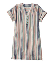 L.L.Bean Outlet | Women's Cloud Gauze Short-Sleeve Shift Dress, Stripe