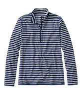 L.L.Bean Sale | Women's SunSmart® UPF 50+ Sun Shirt, Quarter-Zip Stripe