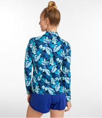 L.L.Bean Online | Women's SunSmart® UPF 50+ Sun Shirt, Quarter-Zip Print