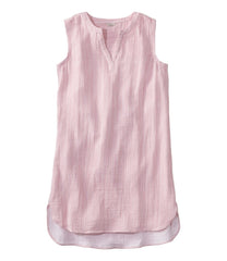 L.L.Bean New | Women's Cloud Gauze Cover-Up Dress, Stripe