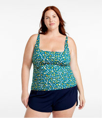L.L.Bean Online | Women's New Currents Swimwear, Squareneck Tankini Top Print