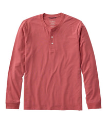 L.L.Bean US | Men's Comfort Stretch Performance® Pima Tee, Long-Sleeve Henley