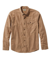 L.L.Bean Discount | Men's Brushed Jaspé Twill Shirt, Traditional Untucked Fit