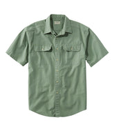 L.L.Bean Outlet | Men's Sunwashed Canvas Shirt, Traditional Fit Short-Sleeve