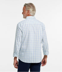 L.L.Bean Online | Men's Comfort Stretch Performance® Shirt, Long-Sleeve, Slightly Fitted Untucked Fit, Plaid