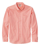 L.L.Bean Outlet | Men's Comfort Stretch Performance® Shirt, Long-Sleeve, Slightly Fitted Untucked Fit