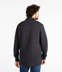 L.L.Bean Outlet | Men's Quilted Sweatshirts, Snap Overshirt