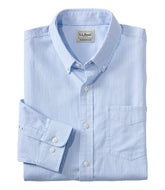 L.L.Bean US | Men's Comfort Stretch Oxford Shirt, Slightly Fitted Untucked Fit, Stripe