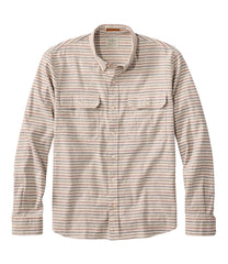 L.L.Bean For Sale | Men's Stonecoast Hemp Shirt, Long-Sleeve, Slightly Fitted Untucked Fit, Stripe