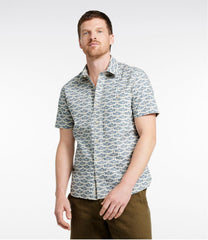 L.L.Bean Discount | Men's Signature Vacationland Shirt, Short-Sleeve, Slim Fit