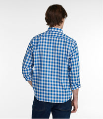 L.L.Bean Sale | Men's Bean's Wrinkle-Free Everyday Shirt, Traditional Untucked Fit, Plaid, Long-Sleeve