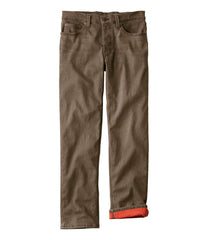 L.L.Bean Discount | Men's BeanFlex® Jeans, Standard Athletic Fit, Fleece-Lined