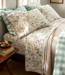 L.L.Bean Outlet | Birch Floral Flannel Sheet Collection