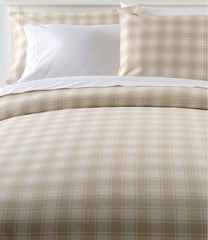 L.L.Bean New | Ultrasoft Comfort Flannel Comforter Cover Collection, Check