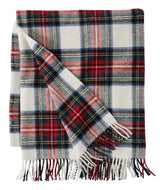 L.L.Bean New | Washable Wool Throw, Plaid 54" x 60"