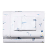 L.L.Bean | Nautical Boats Percale Sheet Collection