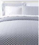 L.L.Bean Outlet | Sunwashed Percale Comforter Cover, Block Floral Print