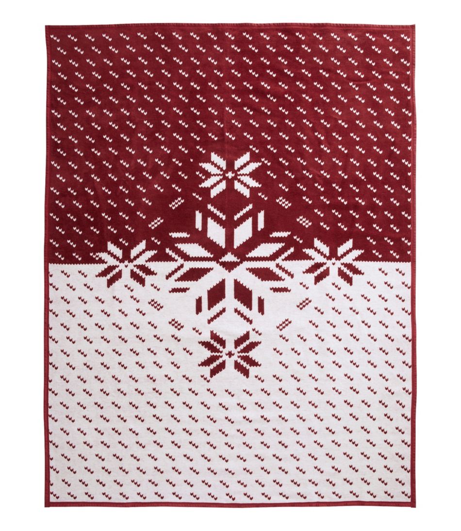 L.L.Bean Sale | ChappyWrap Cozy Throw Blanket, Bird's-Eye