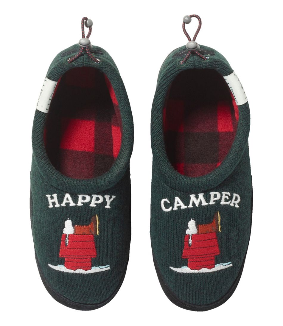 L.L.Bean Outlet | Kids' X Peanuts Sweater Fleece Slippers