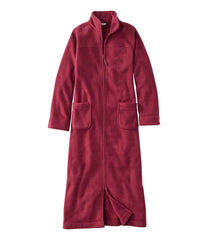 L.L.Bean | Women's Winter Fleece Robe, Zip-Front