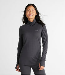 L.L.Bean | Women's Cresta Wool Ultralight 150 Turtleneck