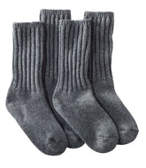 L.L.Bean New | Adults' Merino Wool Ragg Socks, 10" 2-Pack