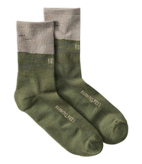 L.L.Bean For Sale | Adults' Farm to Feet Portland West Quoddy Lighthouse Light Cushion 3/4 Crew Socks