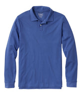 L.L.Bean Outlet | Men's Comfort Stretch Performance® Polo, Long-Sleeve, Slightly Fitted