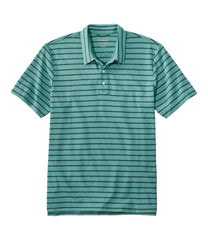 L.L.Bean New | Men's Comfort Stretch Performance® Polo, Short-Sleeve, Slightly Fitted, Stripe