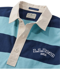 L.L.Bean Discount | Men's Bean's Vintage Soft Rugby, Stripe Embroidered