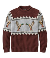 L.L.Bean Sale | Men's Signature Organic Cotton Rollneck Sweater, Fair Isle