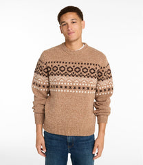 L.L.Bean Outlet | Men's Bean's Classic Ragg Wool Sweater, Crewneck, Fair Isle