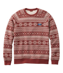 L.L.Bean New | Men's Bean's Quilted Sweatshirt, Crewneck, Print