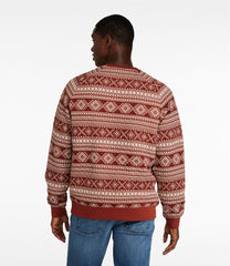 L.L.Bean New | Men's Bean's Quilted Sweatshirt, Crewneck, Print