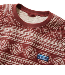 L.L.Bean New | Men's Bean's Quilted Sweatshirt, Crewneck, Print