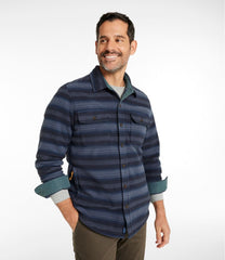 L.L.Bean Online | Men's Bean's Mariner Fleece Shirt, Print