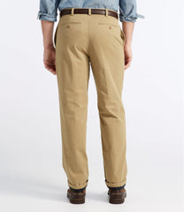 L.L.Bean Outlet | Men's Double L® Chinos, Natural Fit, Plain Front, Flannel-Lined