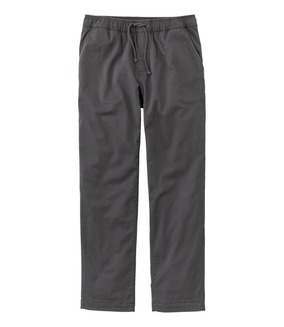 L.L.Bean New | Men's Comfort Stretch Dock Pants, Standard Fit, Straight Leg, Flannel-Lined