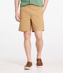 L.L.Bean Sale | Men's Lakewashed Stretch Khaki Shorts, Pull-On, 8"