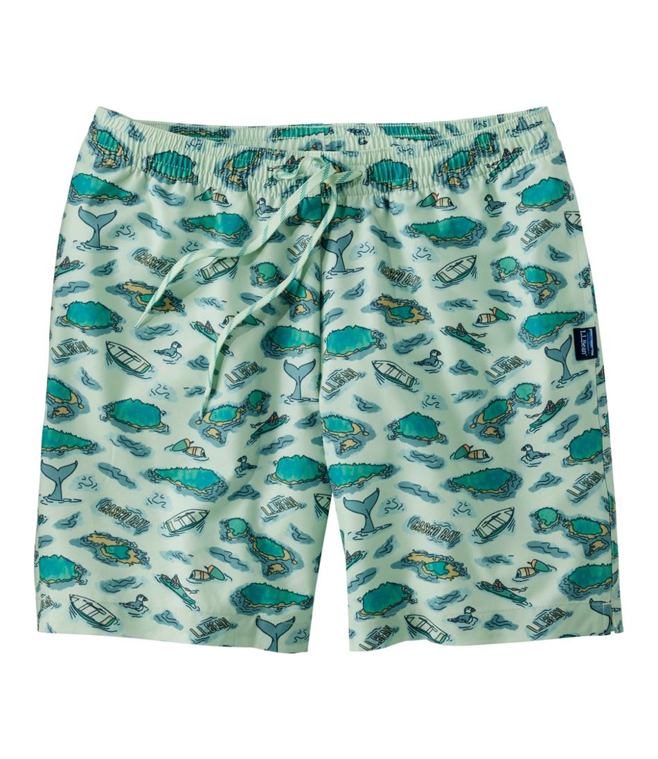L.L.Bean For Sale | Men's Bold Coast Swim Trunks, 7"
