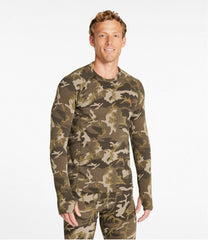 L.L.Bean Online | Men's Heavyweight Base Layer Crew Top, Print